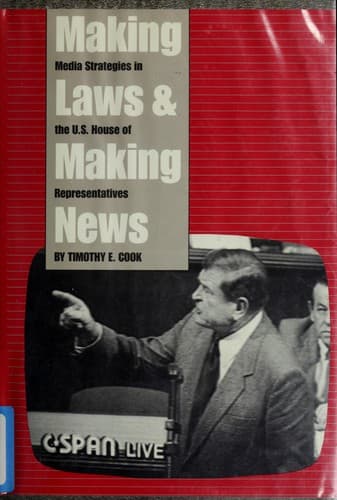 Tapa de Making laws and making news