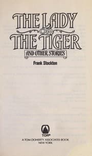 Tapa de The lady or the tiger and other stories