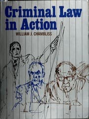 Tapa de Criminal law in action
