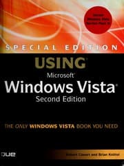 Tapa de Special edition using Microsoft Windows Vista