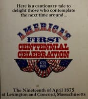 Tapa de America's first centennial celebration