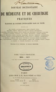 Tapa de Nouveau dictionnaire de medecine et de chirurgie pratiques