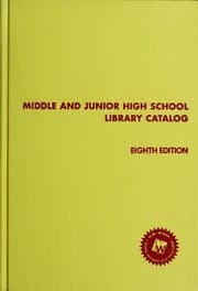 Tapa de Middle and junior high school library catalog