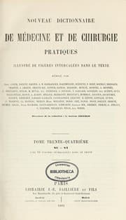 Tapa de Nouveau dictionnaire de medecine et de chirurgie pratiques