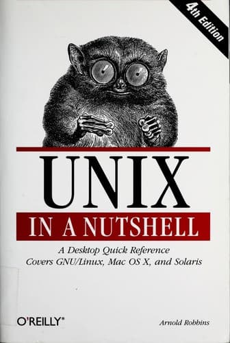 Tapa de UNIX in a Nutshell