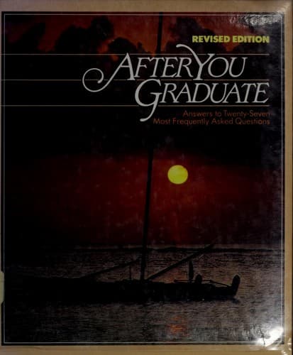 Tapa de After you graduate