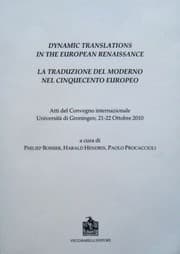 Tapa de Dynamic translations in the European Renaissance = La traduzione del moderno nel Cinquecento europeo