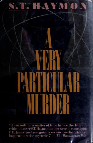 Tapa de A very particular murder