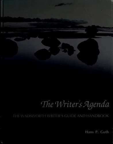 Tapa de The Writer's Agenda