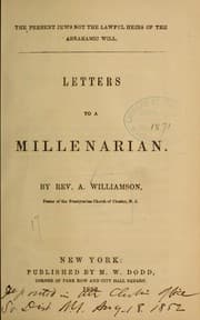 Tapa de Letters to a millenarian
