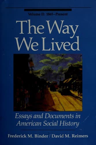 Tapa de The Way we lived