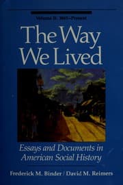 Tapa de The Way we lived