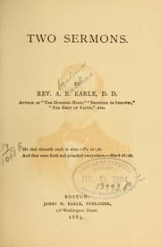 Tapa de Two sermons