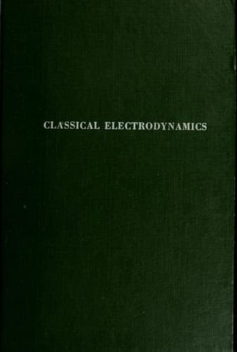 Tapa de Classical electrodynamics.