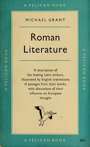 Tapa de Roman literature