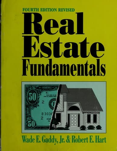 Tapa de Real estate fundamentals