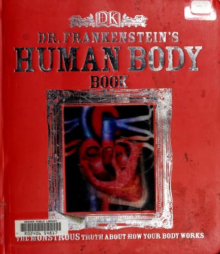 Tapa de Dr. Frankenstein's human body book