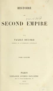 Tapa de Histoire du second empire (1848-69)