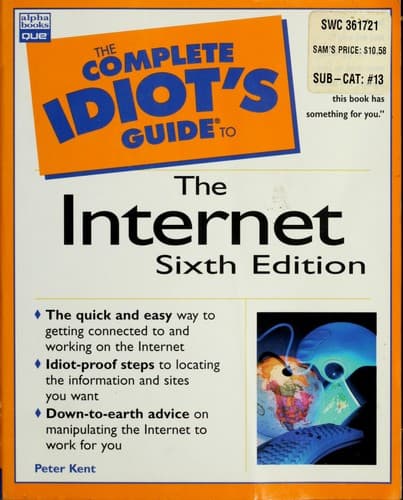 Tapa de The complete idiot's guide to the Internet
