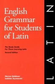 Tapa de English grammar for students of Latin