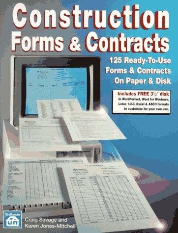 Tapa de Construction forms & contracts