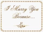 Tapa de I Marry You Because