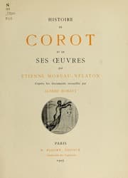 Tapa de Histoire de Corot et de ses œuvres