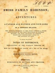Tapa de The Swiss family Robinson