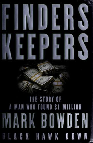 Tapa de Finders keepers