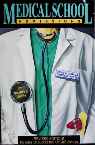 Tapa de Medical school admissions