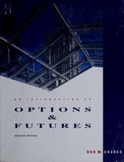 Tapa de An introduction to options and futures