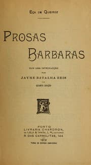 Tapa de Prosas barbaras