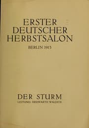 Tapa de Erster deutscher Herbstsalon