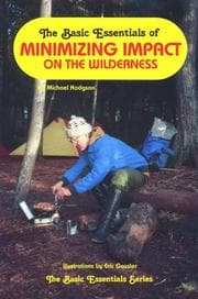 Tapa de The basic essentials of minimizing impact on the wilderness
