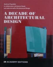 Tapa de A decade of architectural design