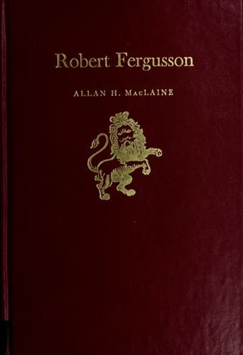 Tapa de Robert Fergusson