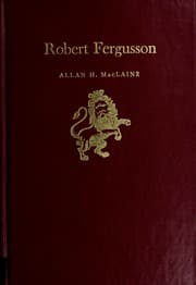 Tapa de Robert Fergusson