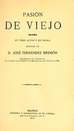 Tapa de Pasión de viejo