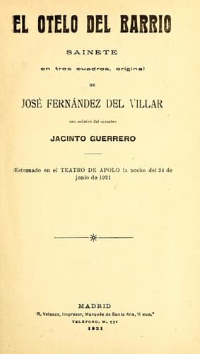 Tapa de El Otelo del barrio