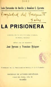 Tapa de La prisionera