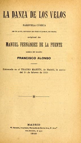 Tapa de La danza de los velos