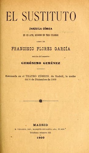 Tapa de El sustituto