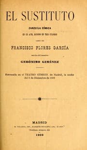 Tapa de El sustituto