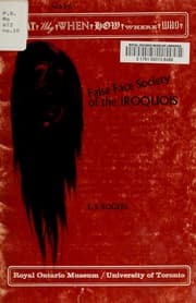 Tapa de False Face Society of the Iroquois