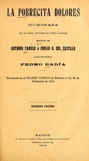 Tapa de La pobrecita Dolores