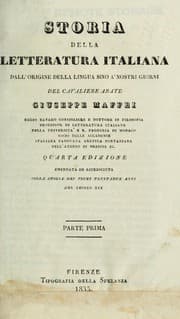 Tapa de Storia della letteratura italiana