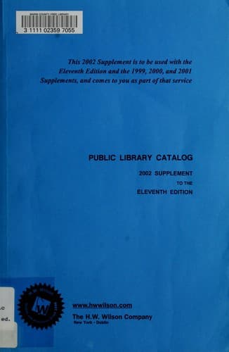Tapa de Public Library Catalog