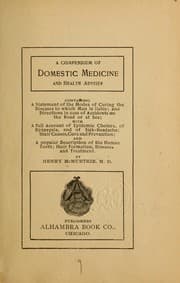 Tapa de A compendium of domestic medicine, and health adviser ...