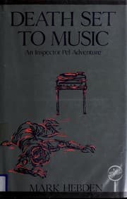 Tapa de Death Set to Music (Inspector Pel Mystery)