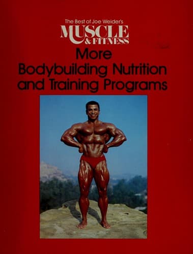 Tapa de More bodybuilding nutrition and training programs